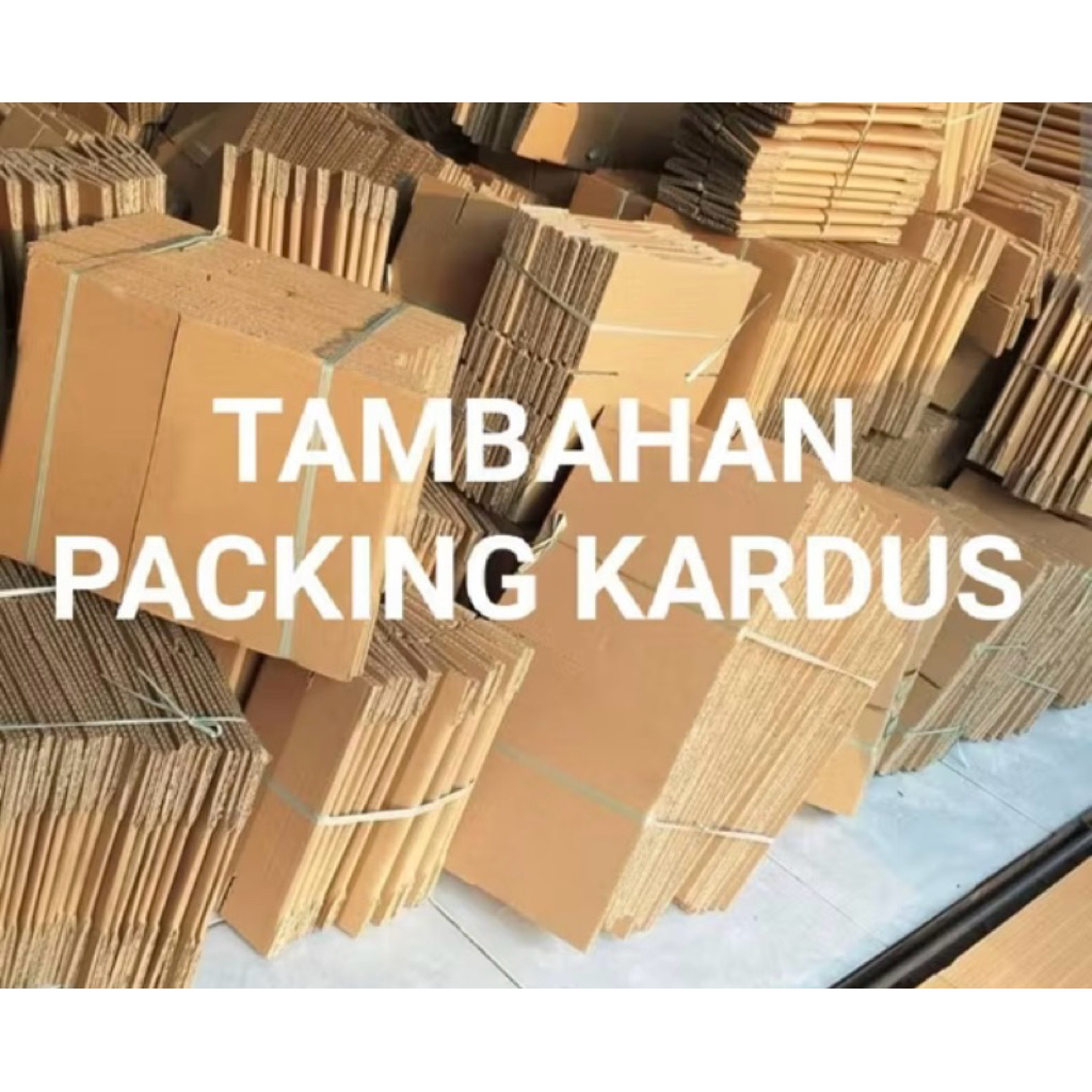 

Tambahan Packing kardus Untuk Pengiriman Luar kota