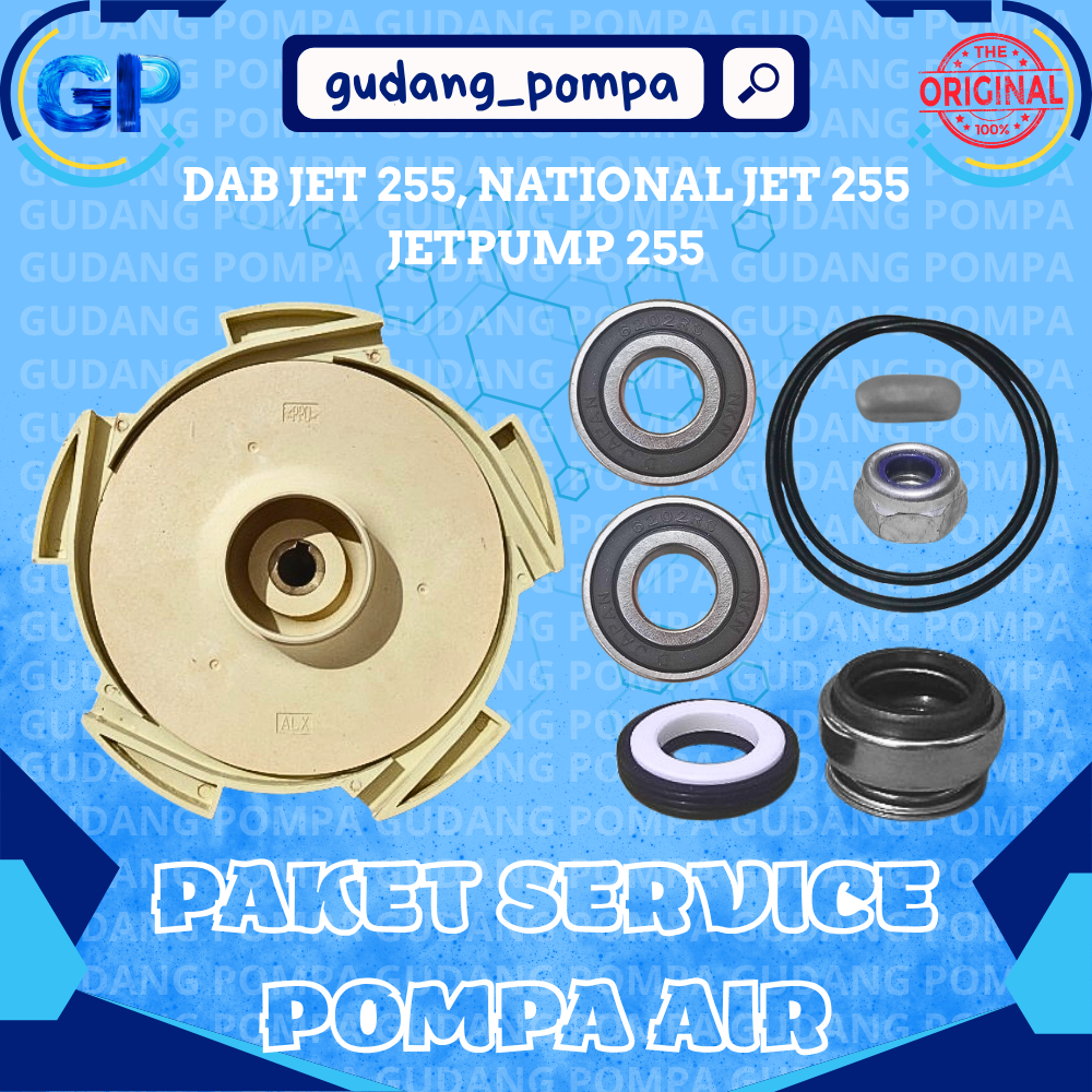 Paket Service Pompa Air Jet Pump Dab Nasional Jet 255