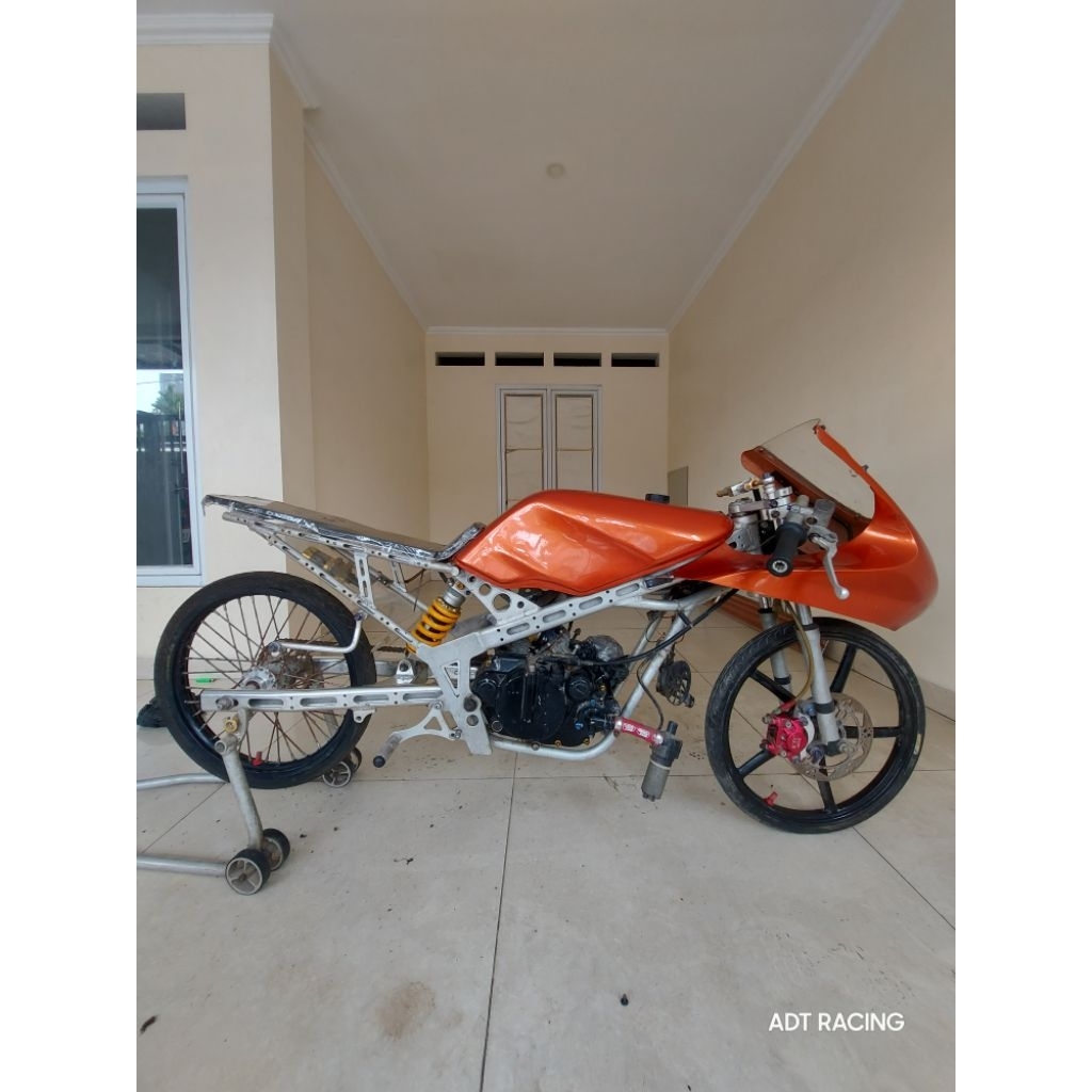 Rolling sasis ninja drag rangka drag ninja tanpa mesin siap pakai