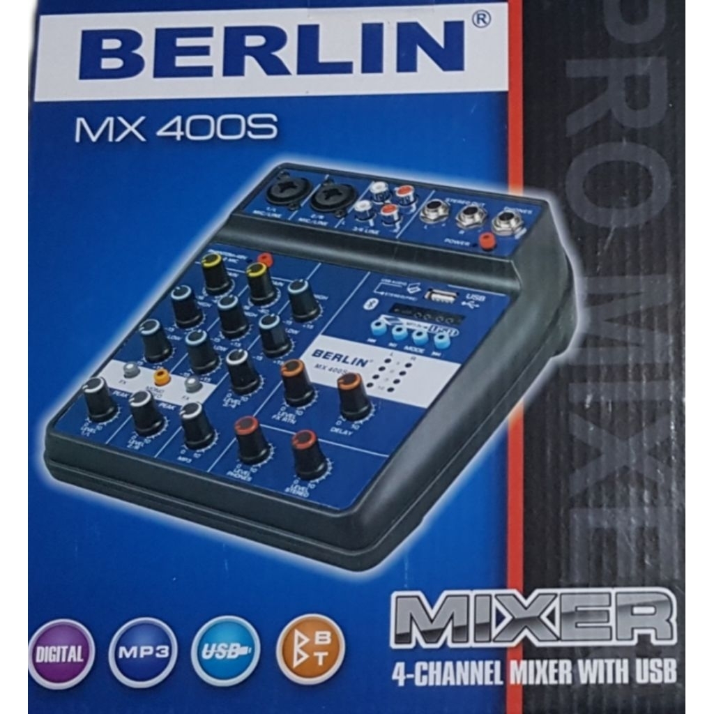 MIXER AUDIO 4 CHANEL USB EFFECT