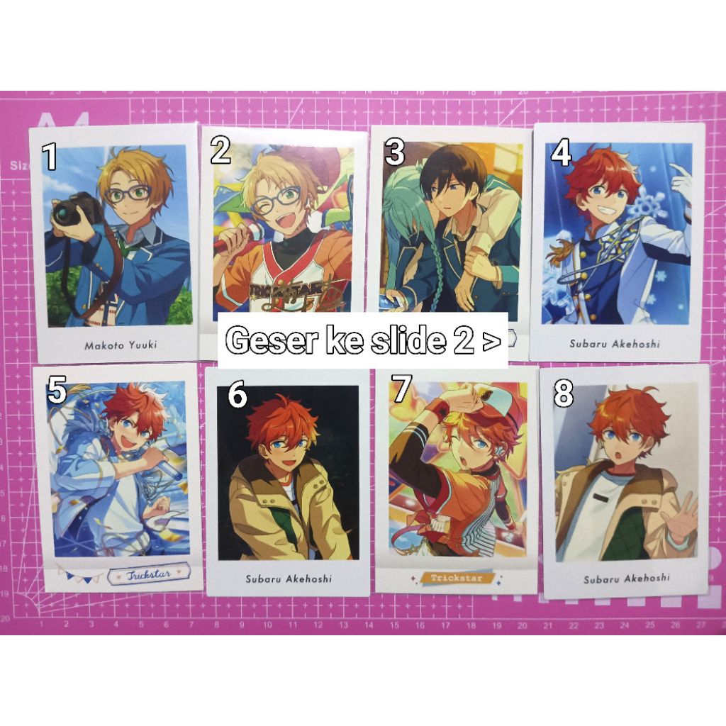 Ensemble Stars / Enstars Pasha / Pashot Trickstar Makoto Yuuki Mao Isara Subaru Akehoshi Hokuto Hida