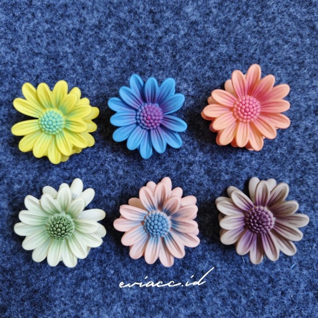 JEPIT JEDAI BUNGA MATAHARI 4CM / JEDAI PONI IMPORT