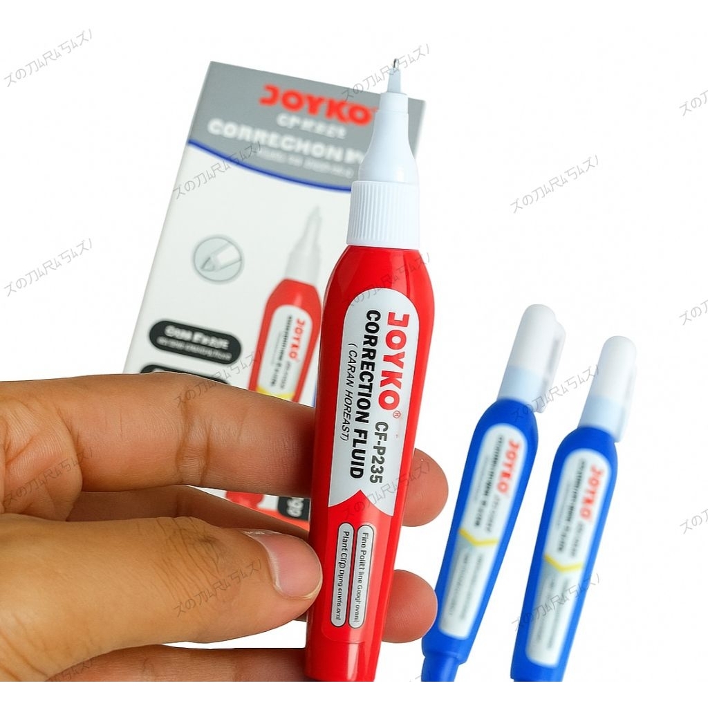 

JOYKO Correction Pen CF-P235 - Cairan Koreksi Tinta 12 Dan 6 Pcs - Correction Fluid