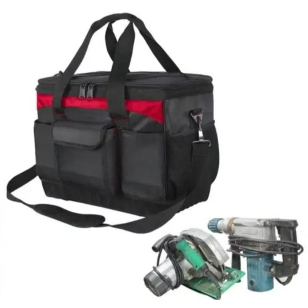 tool bag besar/tas kunci kunci/tas teknisi profesional multipungsi