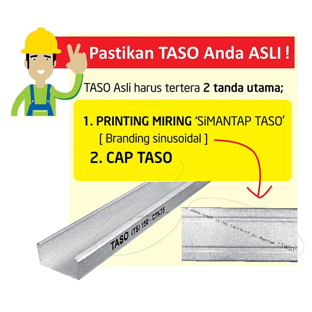 Baja Ringan Taso Murah / Kaso / Taso / Kanal C