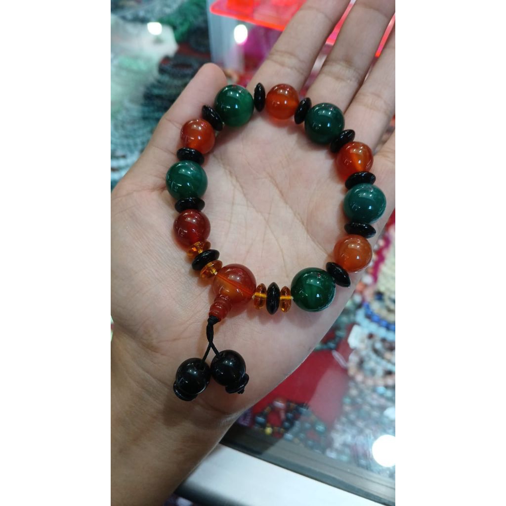 gelang batu akik tibet terbaru