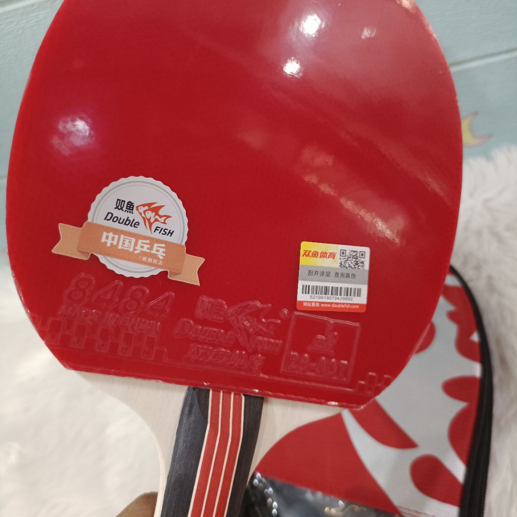 Bat Pingpong Double Fish Full Cover/Pingpong Bet Double Fish/Bet Pingpong Double Fish 2D-Series