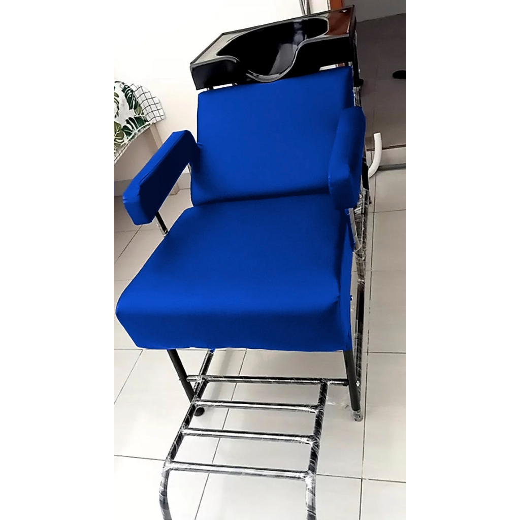 Kursi keramas besi / kursi wastafel salon / kursi perawatan salonrambut / kursi washbak salon / alat