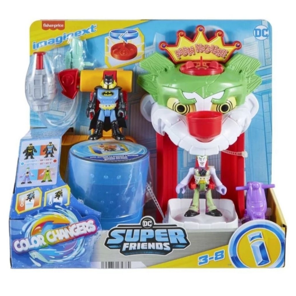 Fisher price BatmanBatman Imaginext DC Super Friends Color Changers The Joker Funhouse