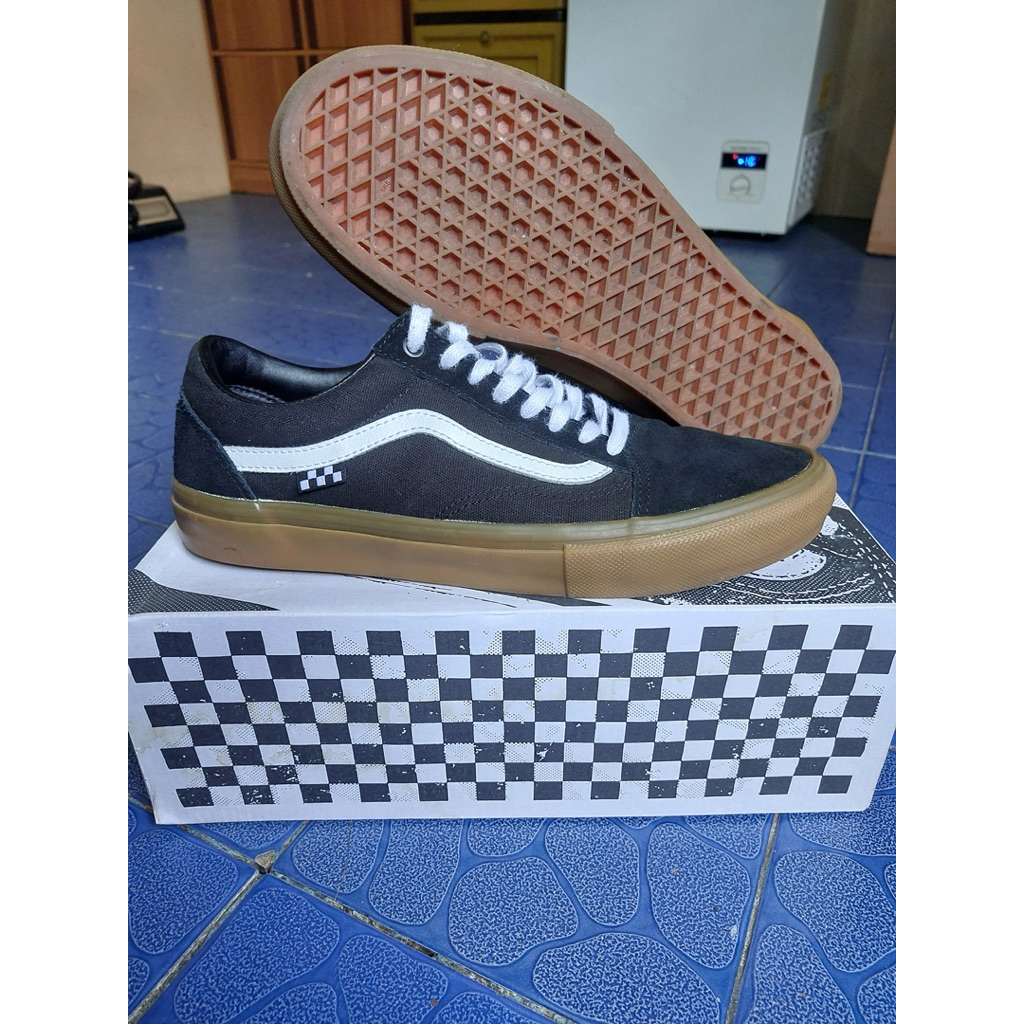 Preloved Sepatu Vans Skate Old Skool Original 1000%