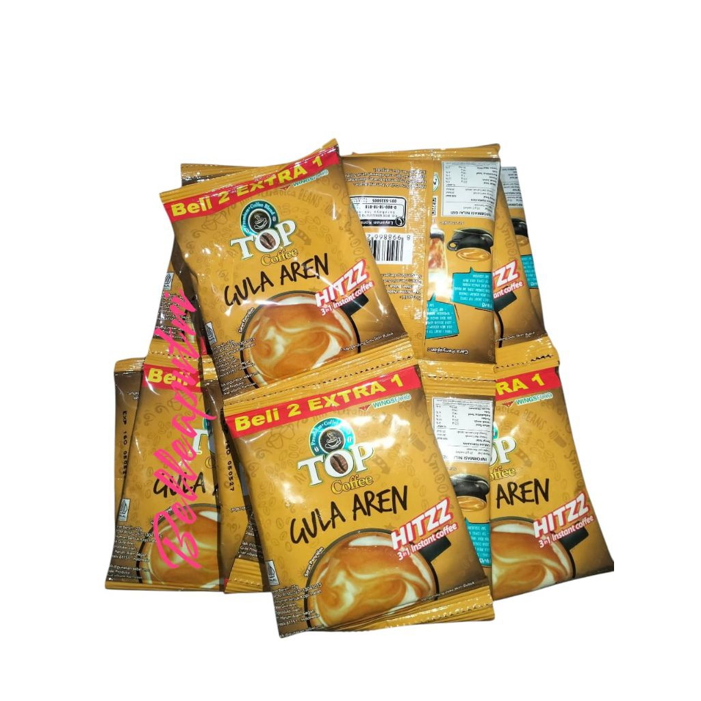 

promo top coffee gula aren beli 2 extra 1 (15 sachet)