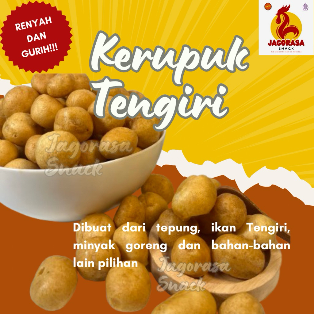 

KERUPUK TENGIRI PREMIUM ORIGINAL 250gr / 500gr / 1kg READY STOK DAN DIKIRIM HARI INI!!!