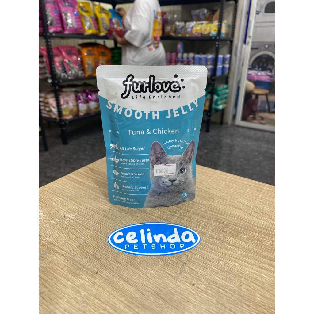 Furlove Tuna Chicken Pouch - Makanan Kucing