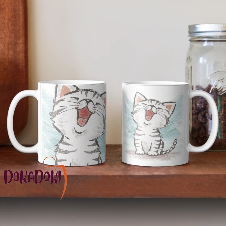 American Shorthair Happy Cute Cat Gift Hampers Collection Coffee Mug
