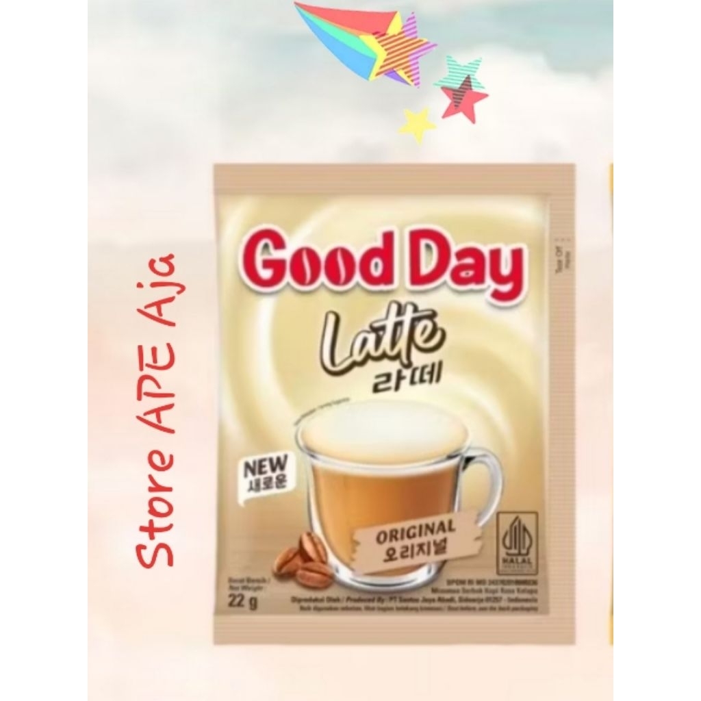 

GOOD DAY LATTE 2IN1 ORIGINAL [ 22gr x 10 Sachet ]