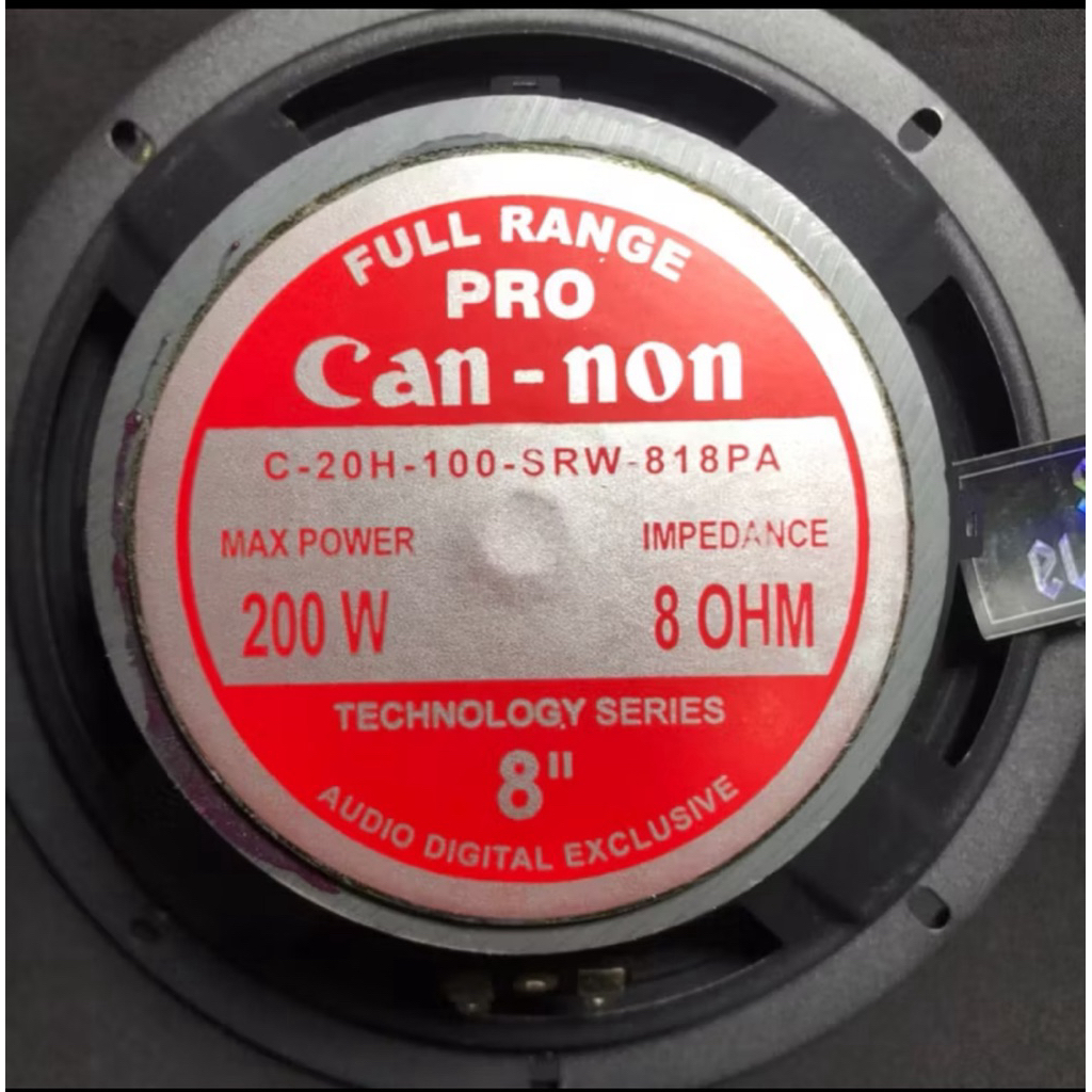 Spiker 8 inch Cannon PRO 200 Watt Full Range