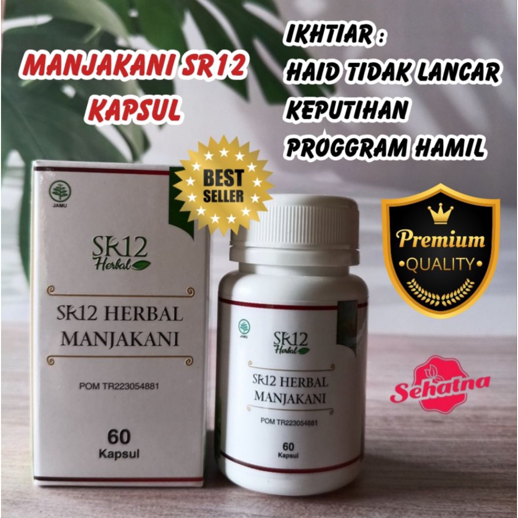 MANJAKANI SR12 [ ORI/ASLI ] | IKHTIAR PROGRAM HAMIL | KEPUTIHAN | NYERI HAID | HAID TIDAK LANCAR KAP