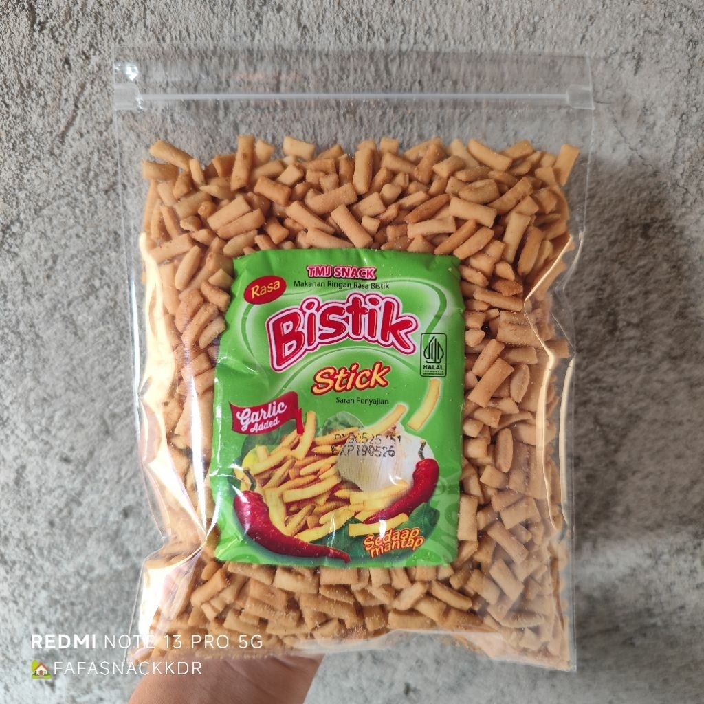 

Bistik Stick Snack Jadul rasa bawang kemasan 250gr