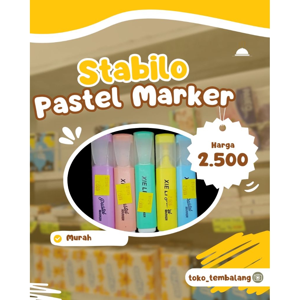

Stabilo Pastel Marker