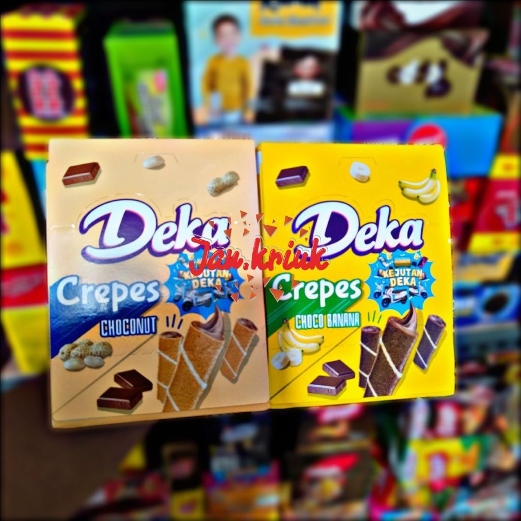 

Deka crepes dua kelinci choco banana dan Choconut isi 12 pcs