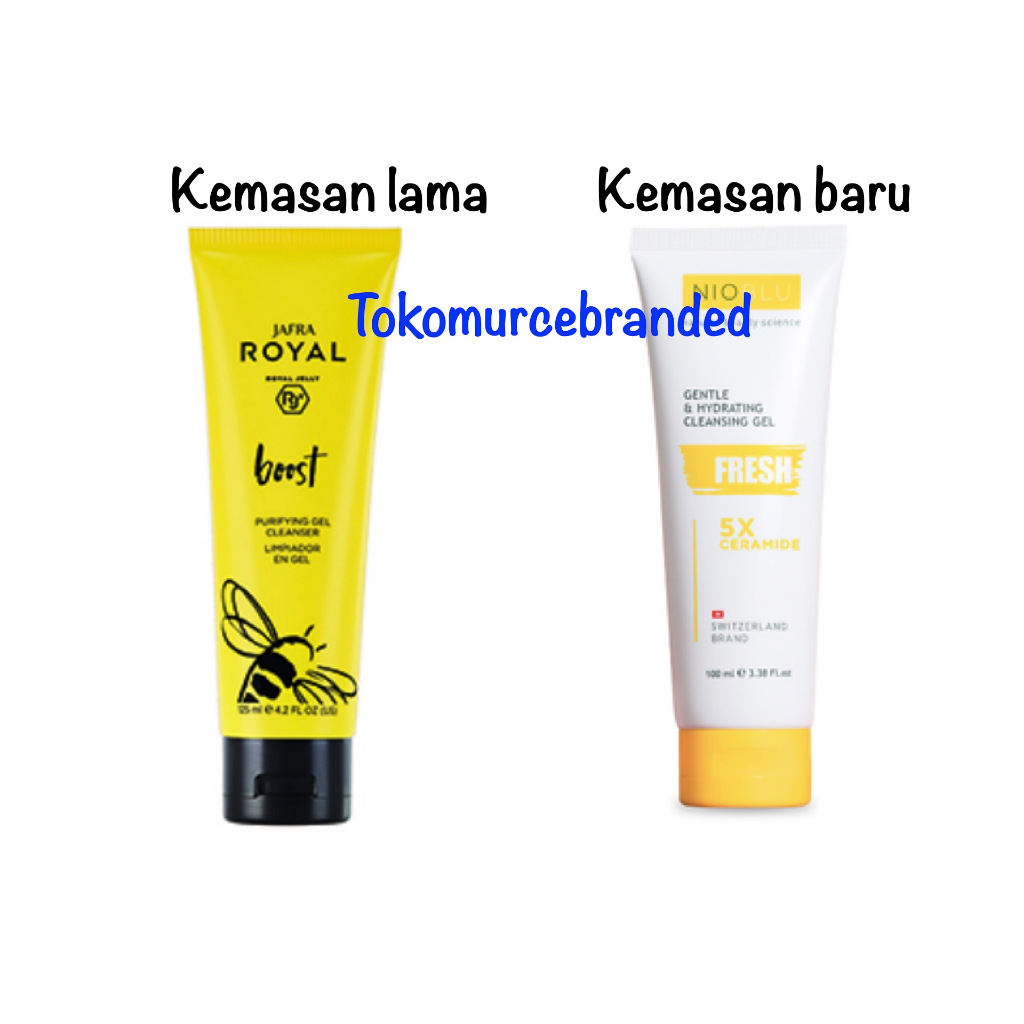 Nioblu MK Pro Fresh Cleansing Gel Cleanser pengganti Jafra Royal Boost Purifying Gel Cleanser