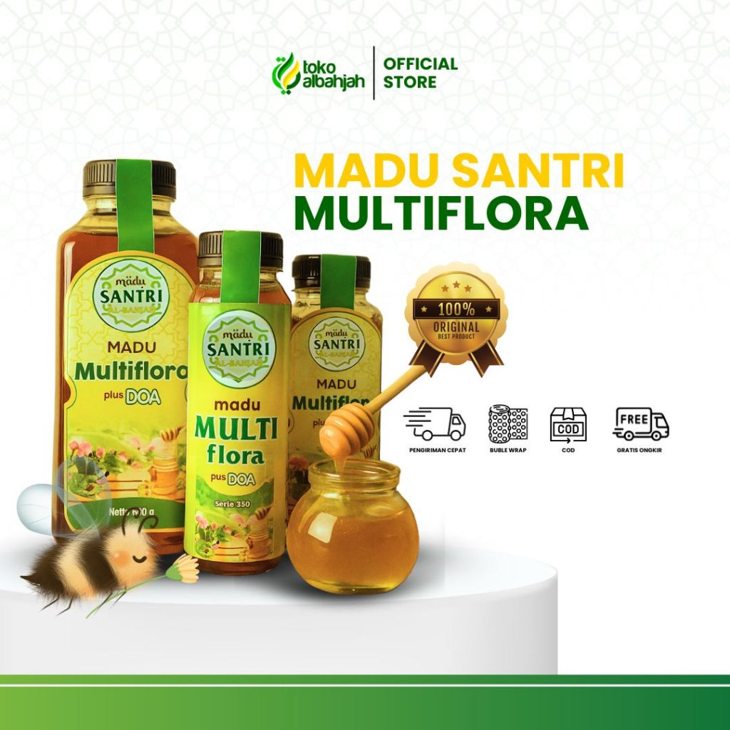 

MADU SANTRI AL-BAHJAH-Madu Multifora 350gr