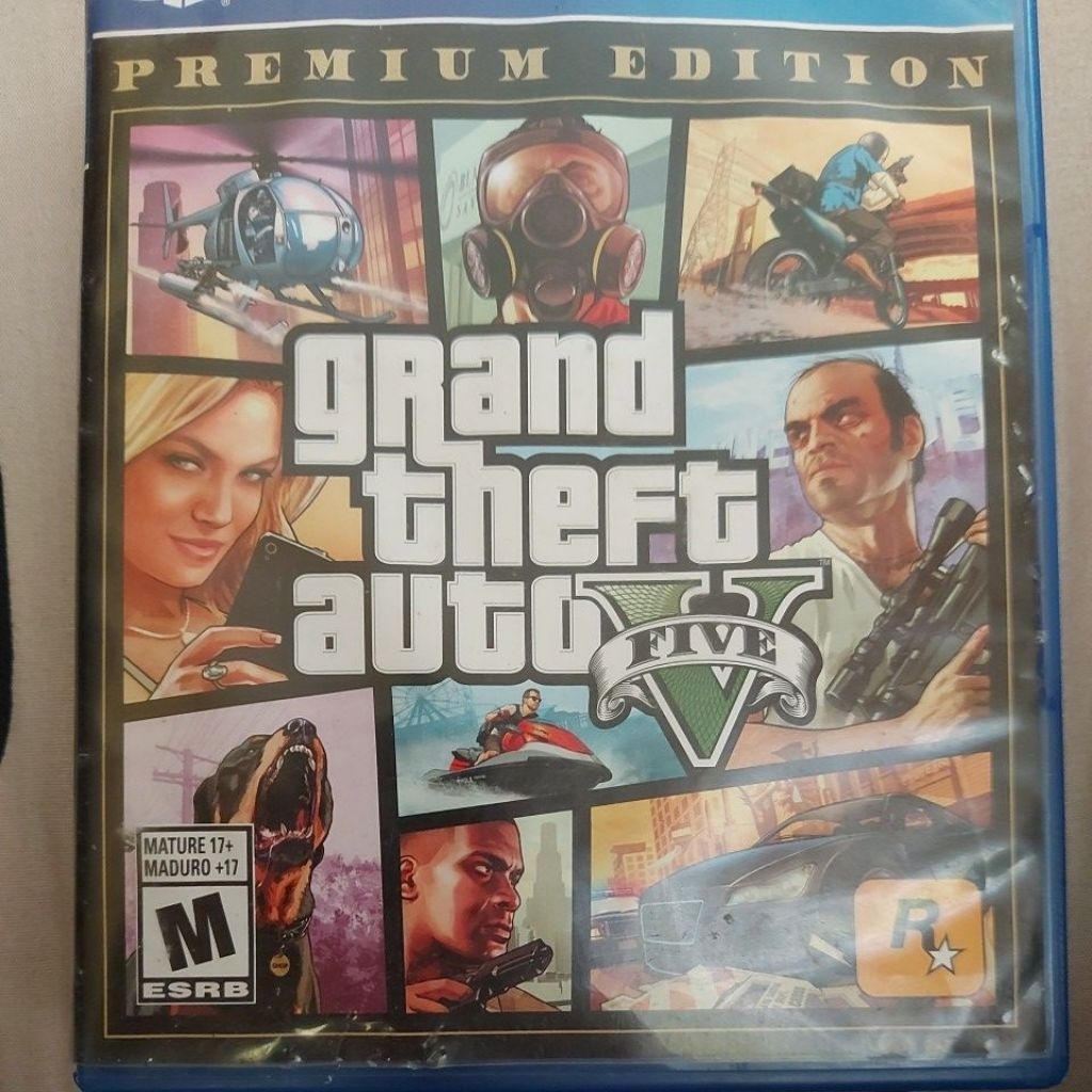 Kaset PS 4 /Blue Disk PS 4 GTA5