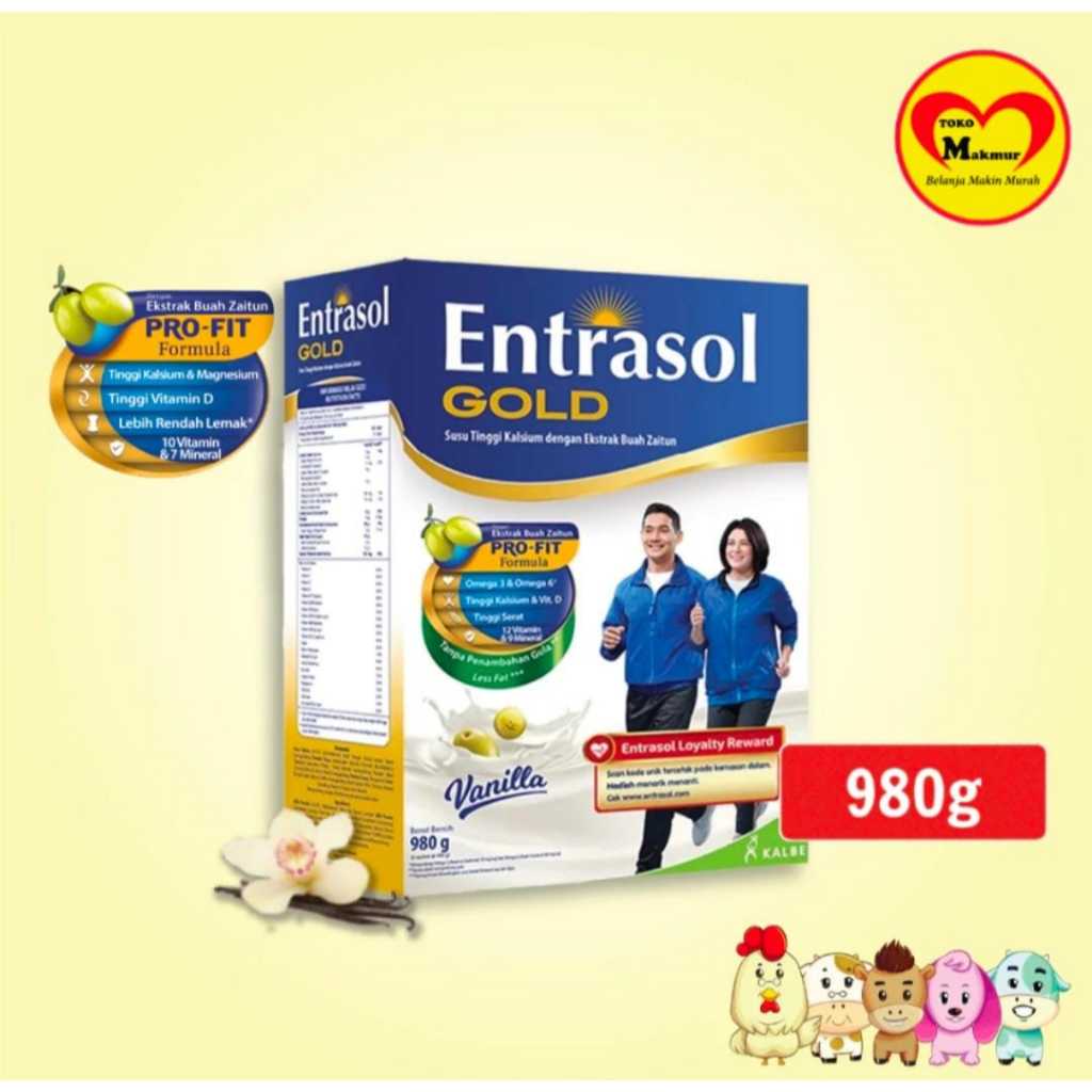 

Entrasol Gold Vanila 980gr / Toko Makmur Live