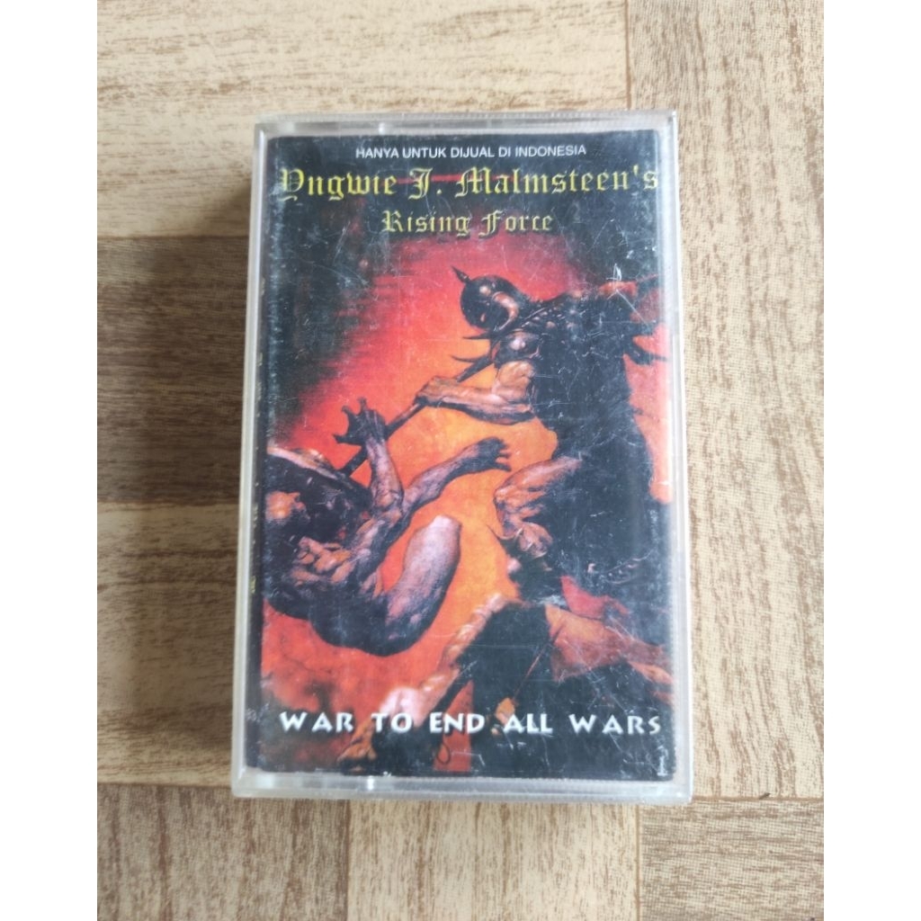 kaset pita YNGWIE J MALMSTEEN'S rising force "war to end  all wars"