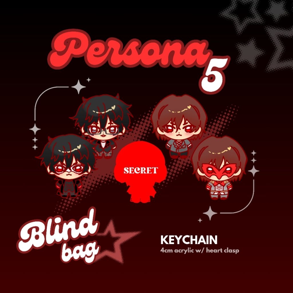 GUMMY SERIES Persona 5 keychain blindbag