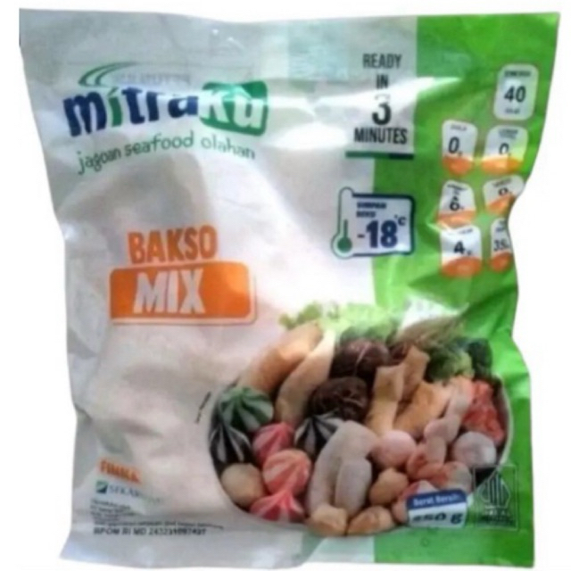 

MITRAKU BAKSO MIX 500gr/ MITRAKU BAKSO SEAFOOD MIX 500gr/MITRAKU DUMPLING MURAH/MITRAKU ANEKA SUKI SUKI/ ODENG DUMPLING CIKUWA MURAH