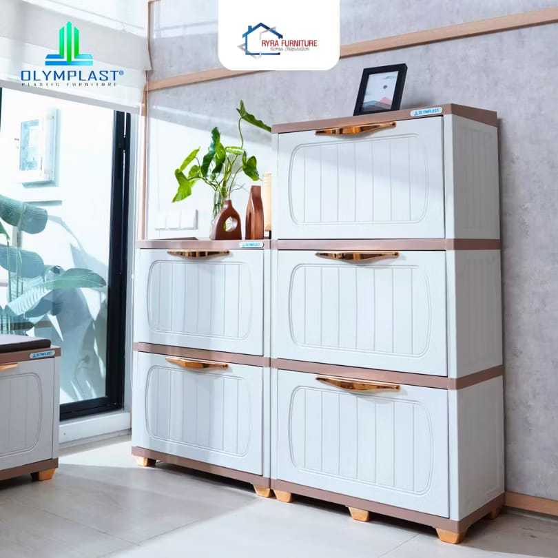 RAK SEPATU OLYMPLAST SRO 3 SW LEMARI SEPATU MINIMALIST