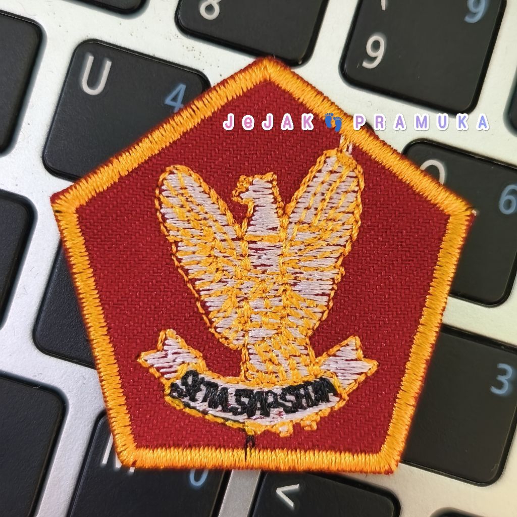 bed bordir pramuka garuda penggalang