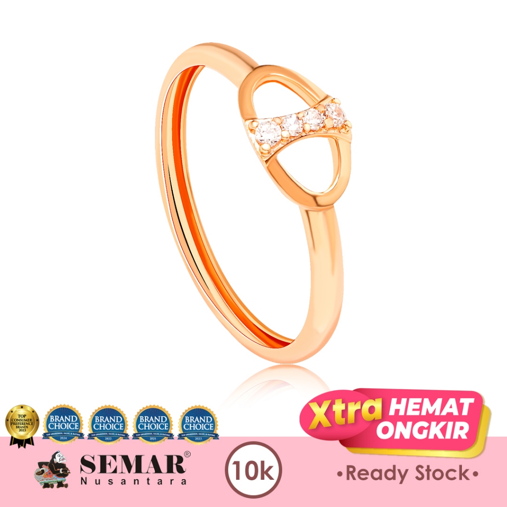 Cincin Emas Ravenna Shine Gold 10K Semar Nusantara