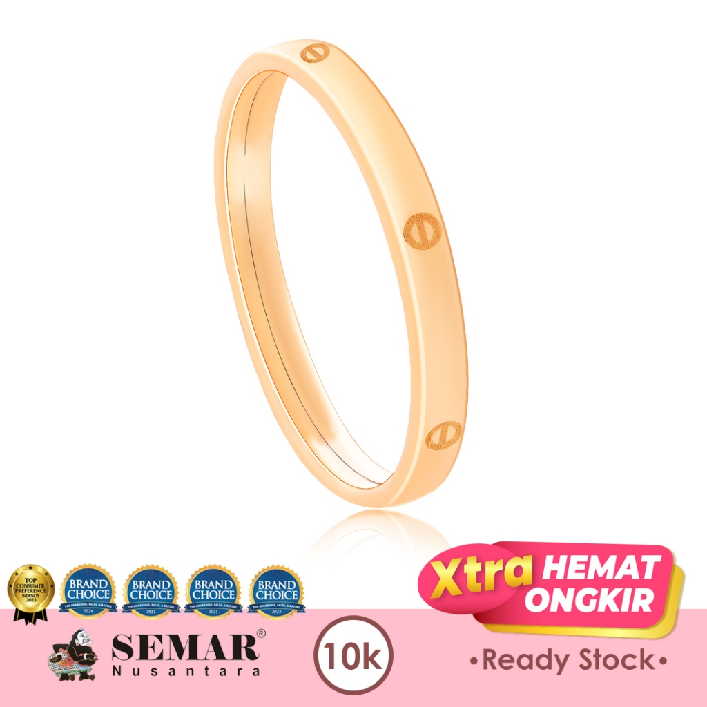 Cincin Emas Classic Charlotte Gold 10K Semar Nusantara