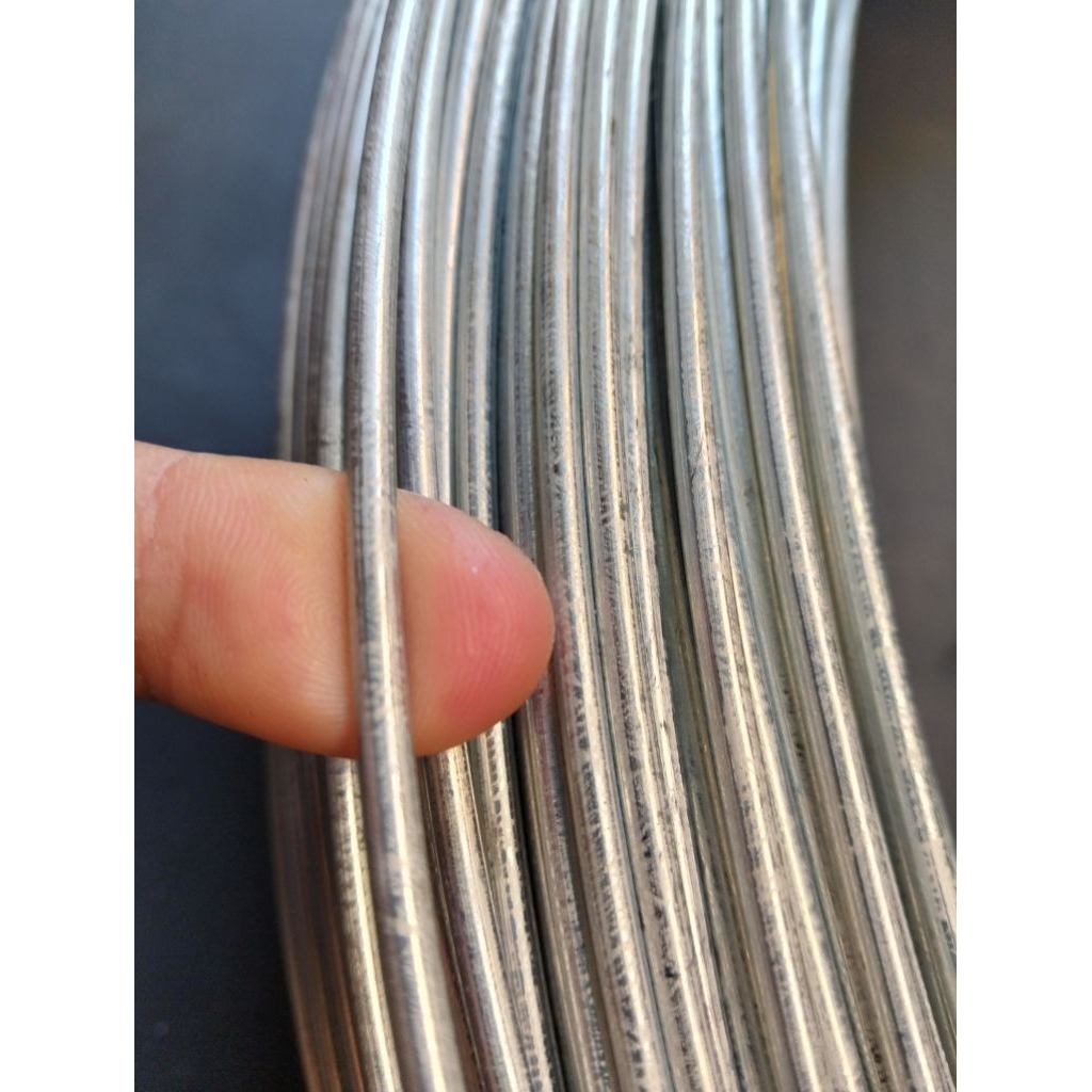 Per meter Kawat BWG 10 kawat 3MM kawat galvanis kawat seng beton kawat jemuran