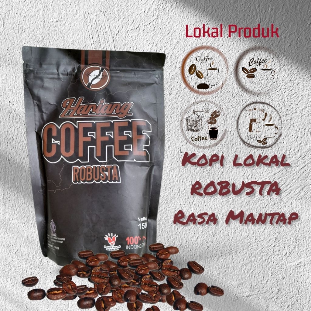 

*Kopi Serbuk Robusta (150gr) RASA MANTAP*