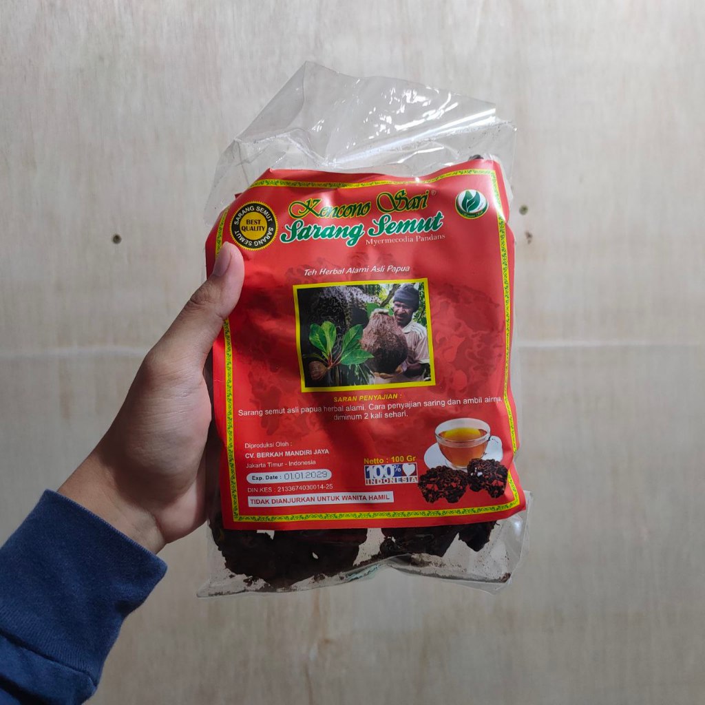 

Kencono Sari Sarang Semut – Teh Herbal Alami Asli Papua 100gr