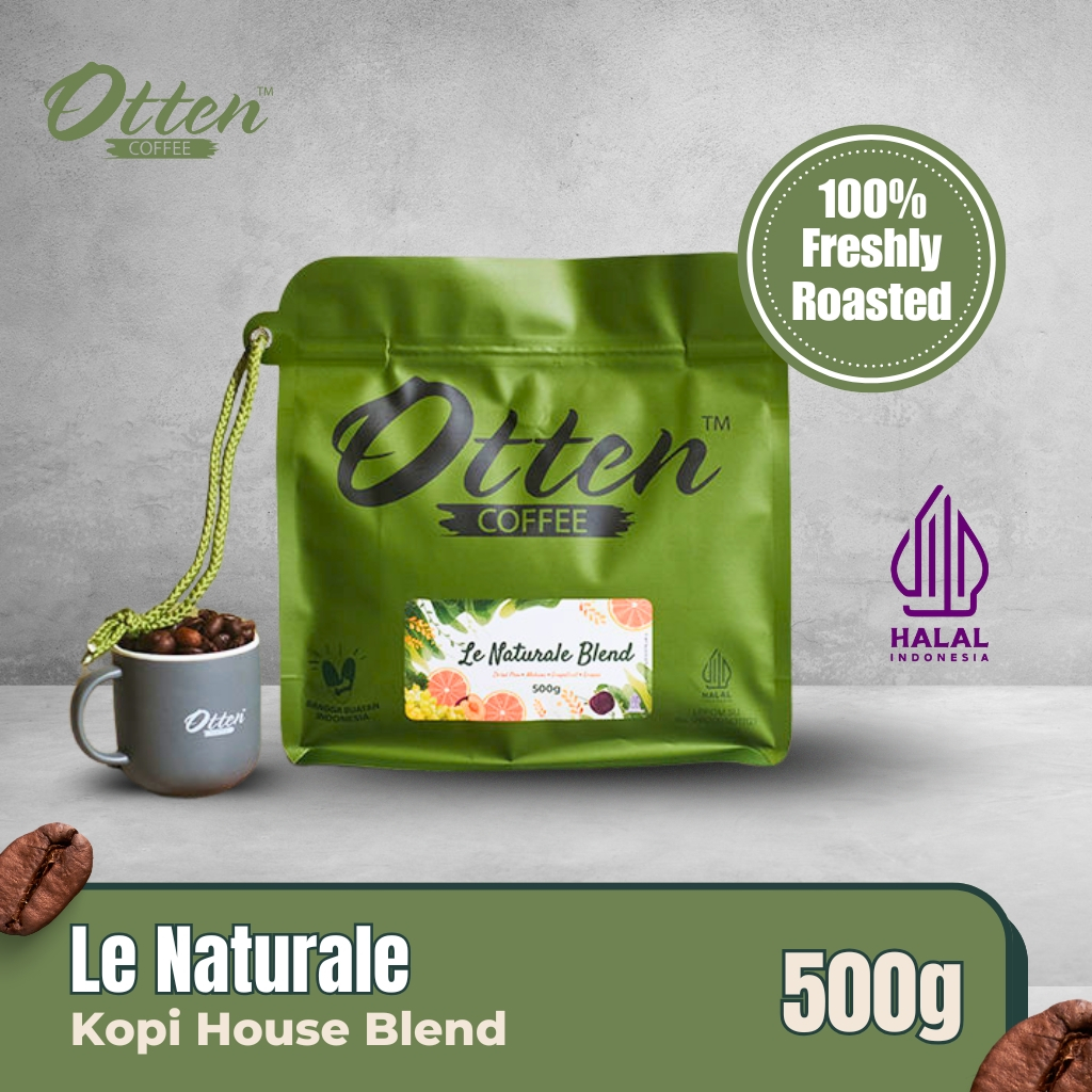 

Le Naturale - Kopi House Blend 500gr - Commercial Blend - Biji / Bubuk Kopi Otten Coffee ROASTED BEANS
