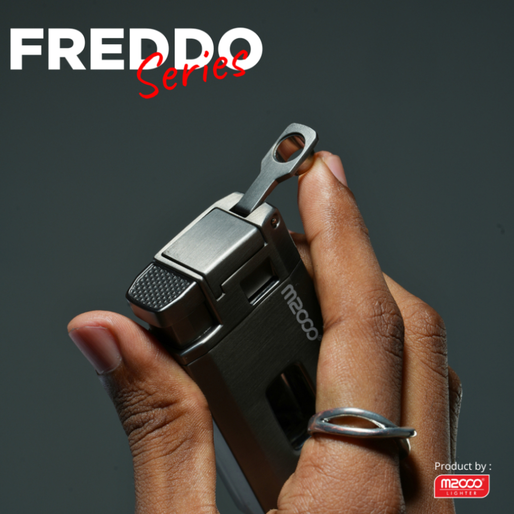 M2000 Freddo Korek Premium Double Flame Dengan Puncher dan V Cutter (M2000 Prime)