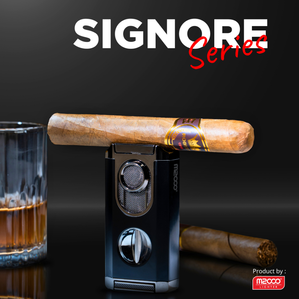 M2000 Signore Korek Premium Triple Frame dengan V Cutter dan Holder (M2000 prime)