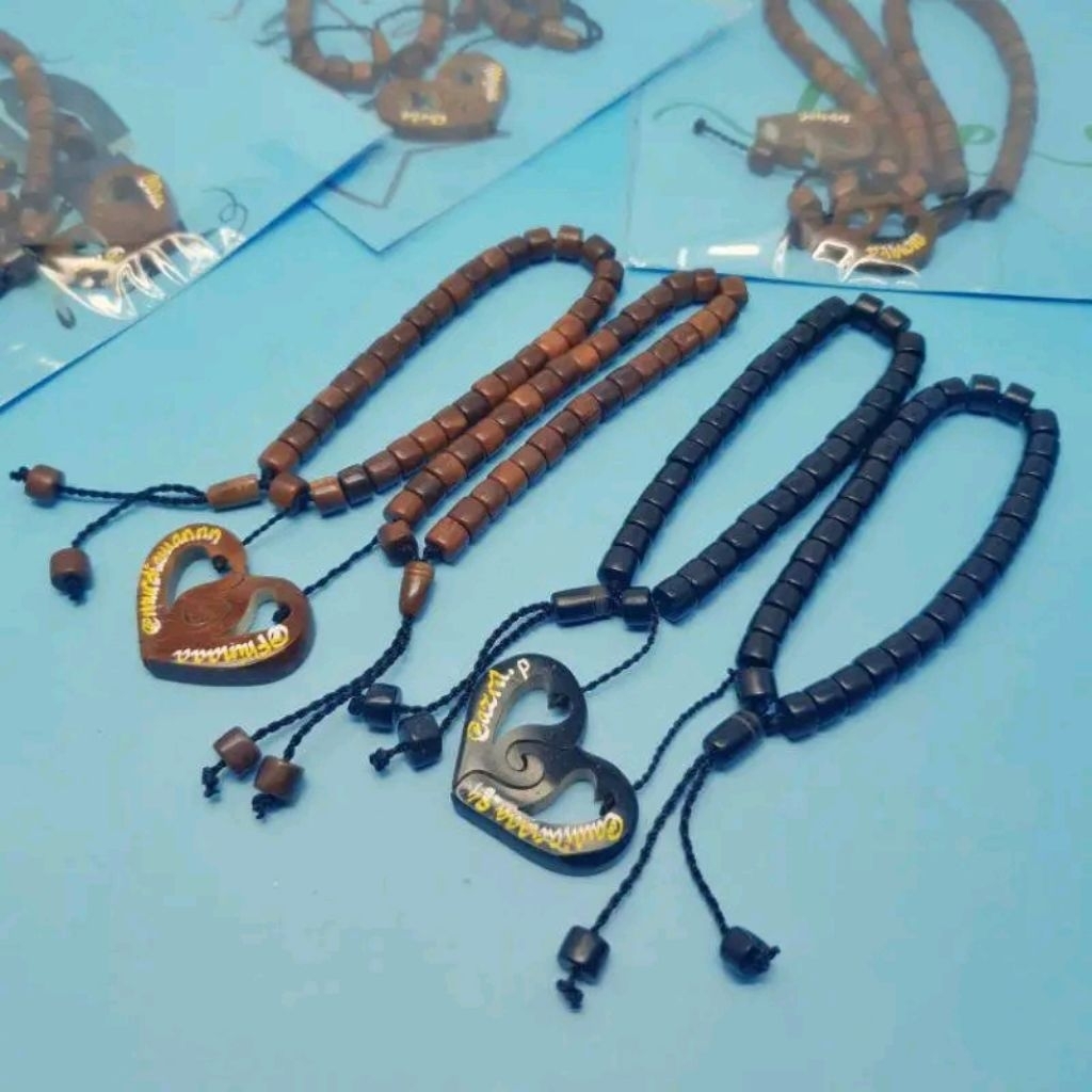 Gelang Kokka/Kaukah/Kaokah Couple love hati Ukir nama, Request nama & tgl Original Best Seller