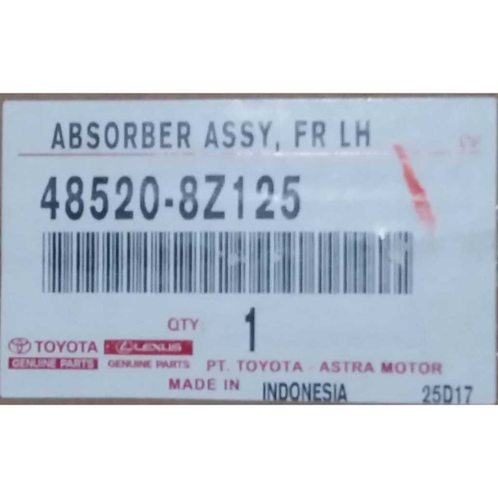 SHOCKBREKER TOYOTA INNOVA REBORN (DEPAN KIRI) / 48520-8Z125