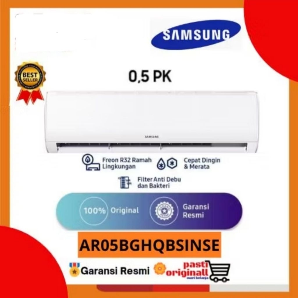 AC SAMSUNG AR05BGH 1/2PK SPLIT LOW WATT UNIT ONLY