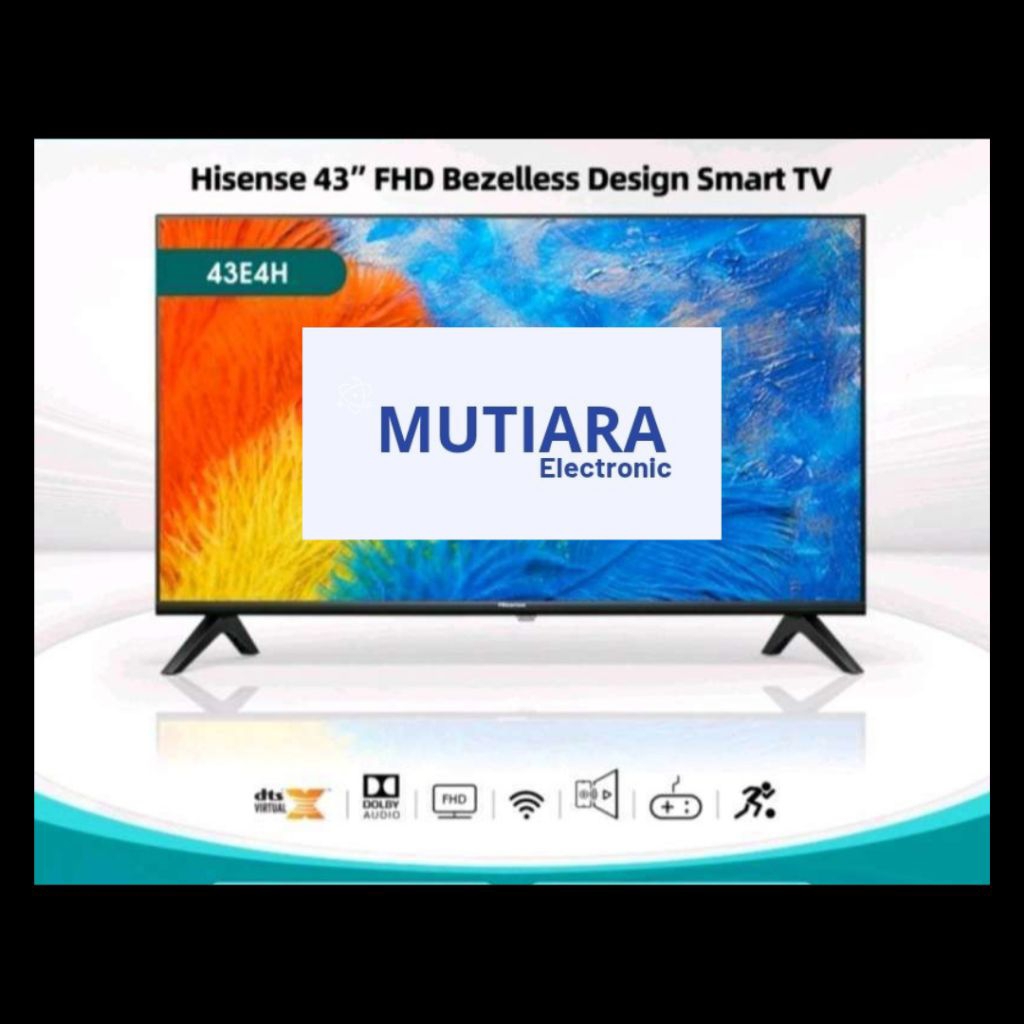 HISENSE 43E4H HD SMART TV BEZELESS 43 INCH