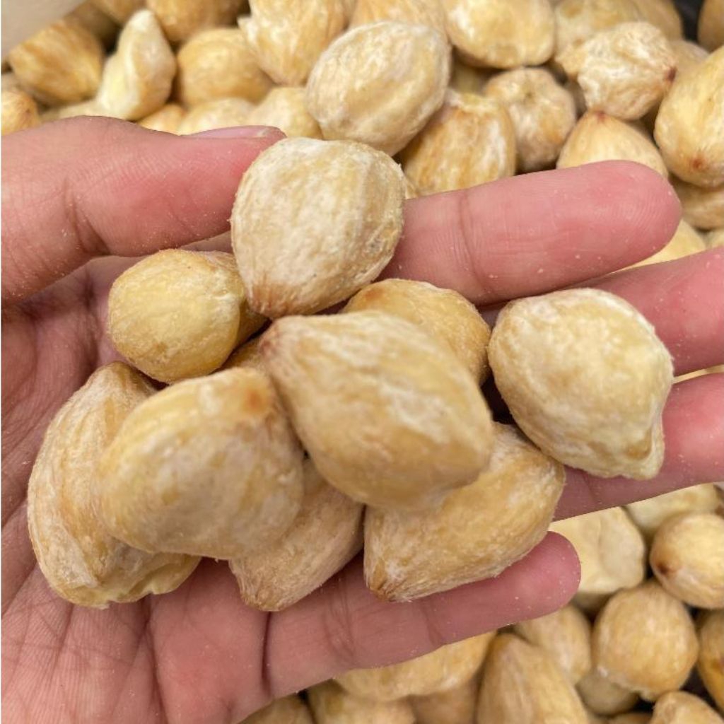 

Kemiri bulat utuh 1kg super
