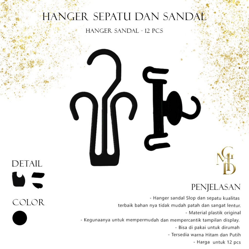 Hanger Sepatu dan Sandal | Hanger Sandal - 12 Pcs