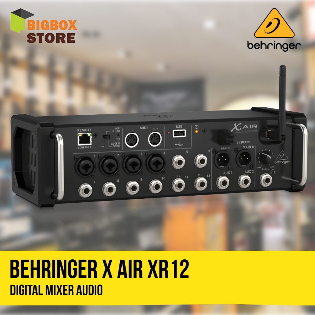 Behringer X Air XR12 / XR-12 / XR 12 DIGITAL MIXER AUDIO with WIFI