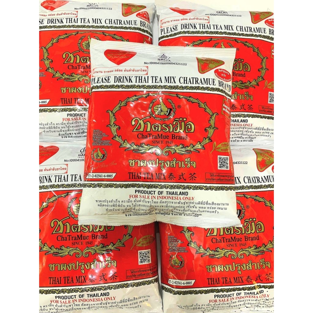 

Minuman Thai Tea Chatramue Thailand 400gr HALAL Depot Mart