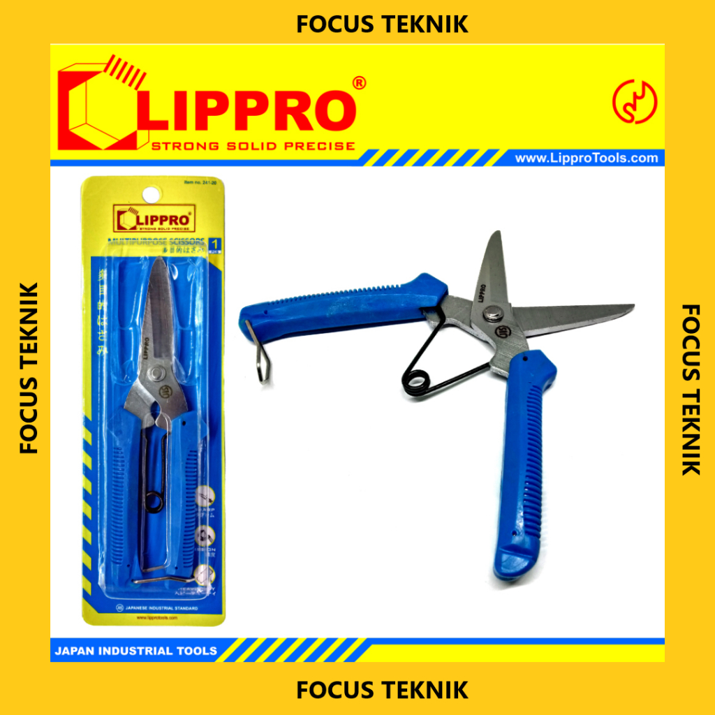 

LIPPRO 241-20 GUNTING KOREA 7.5 INCH ALAT POTONG SERBAGUNA SCISSORS / GUNTING